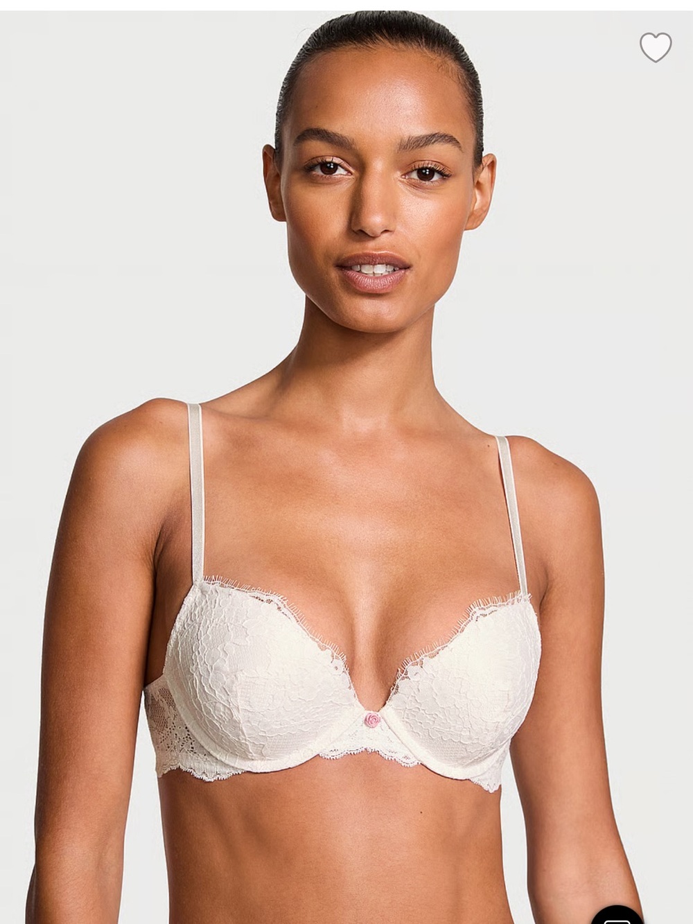 NWT Victoria’s Secret Lace Push-Up Bra White